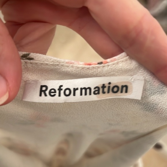 Reformation Germain Maxi Dress in Rose Floral with Spaghetti Straps Size XS - Picture 6 of 11